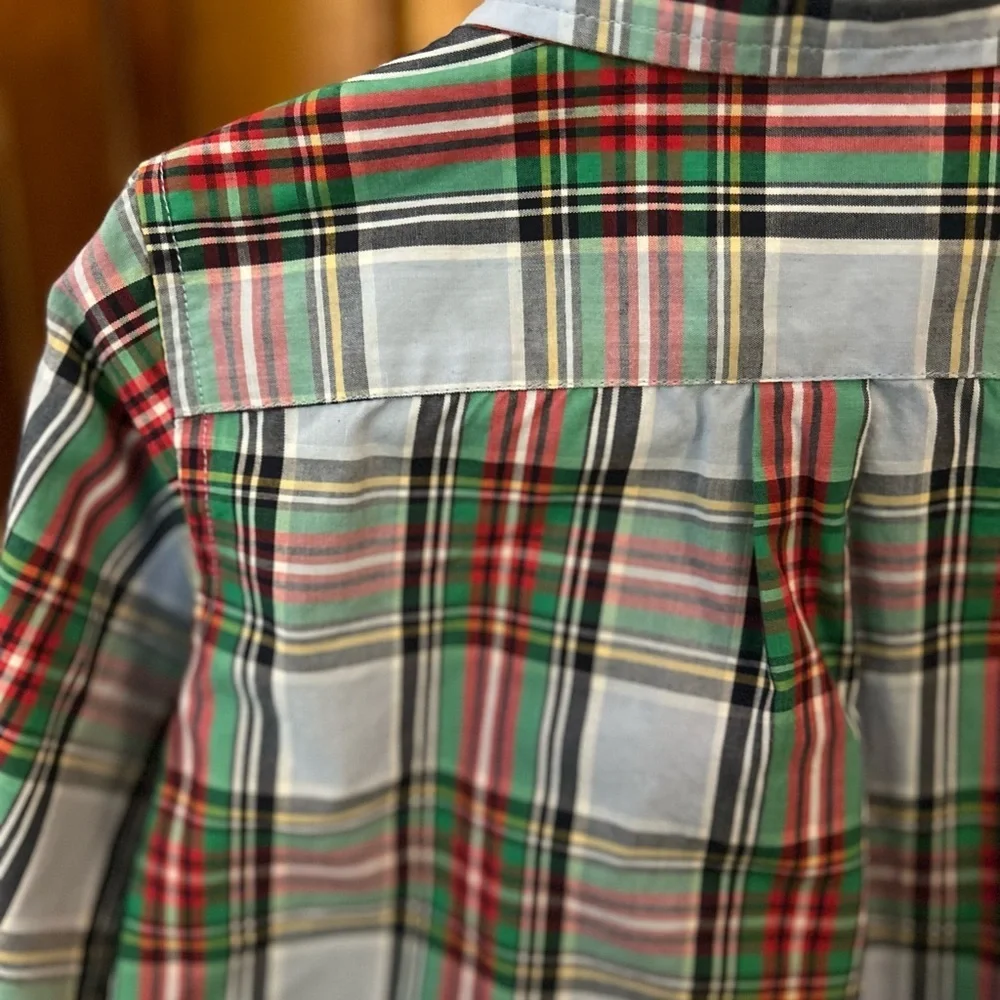 Crown & Ivy Kids Multicolor Plaid Button Down Shirt
